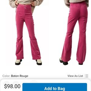 NWOT We The Free Jayde Cord Flare Jeans